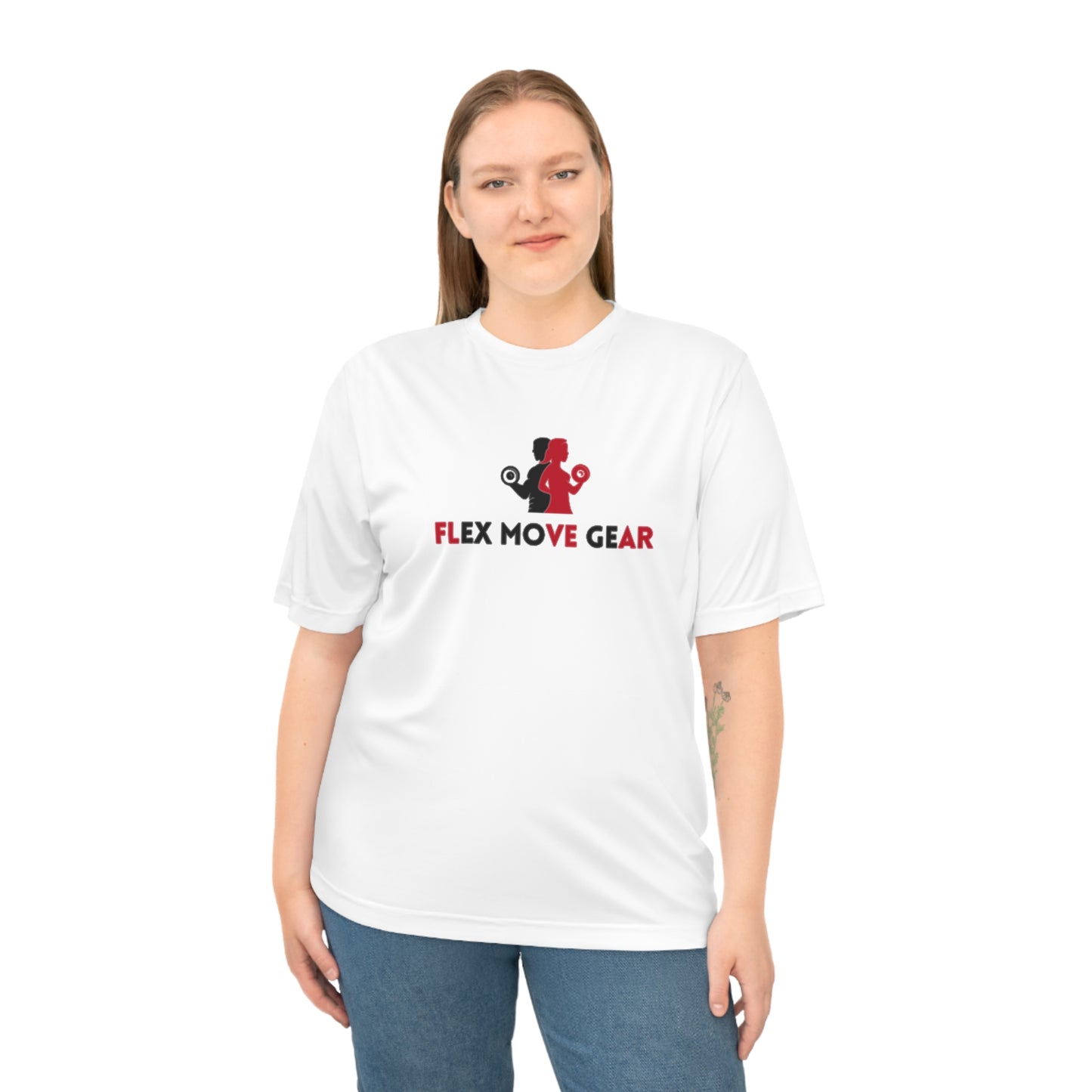 Flex Move Gear Unisex Performance T-Shirt - Active Wear for Fitness Enthusiasts