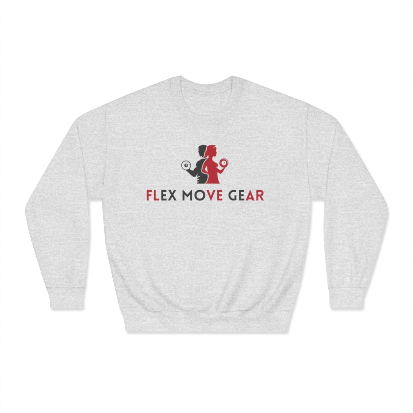 Flex Move Gear Unisex Crewneck Sweatshirt - Stylish Gym Wear for Active Lifestyle