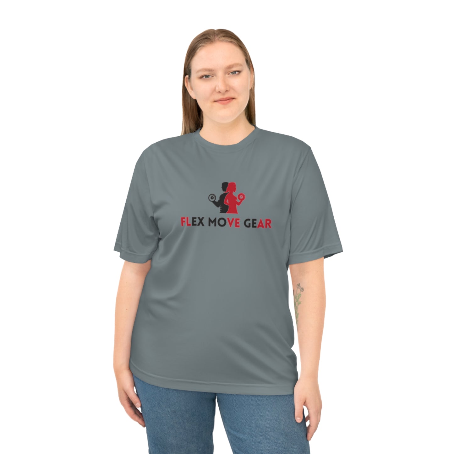 Flex Move Gear Unisex Performance T-Shirt - Active Wear for Fitness Enthusiasts
