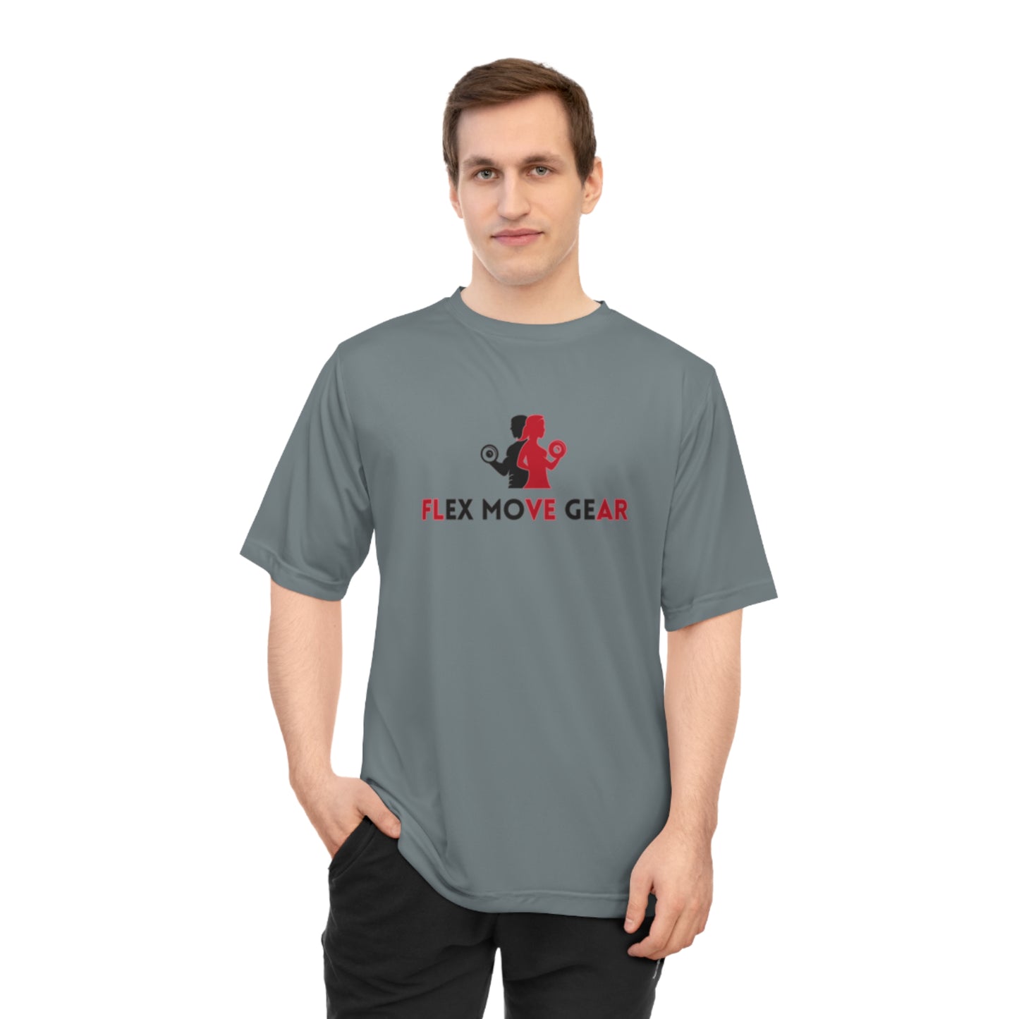 Flex Move Gear Unisex Performance T-Shirt - Active Wear for Fitness Enthusiasts
