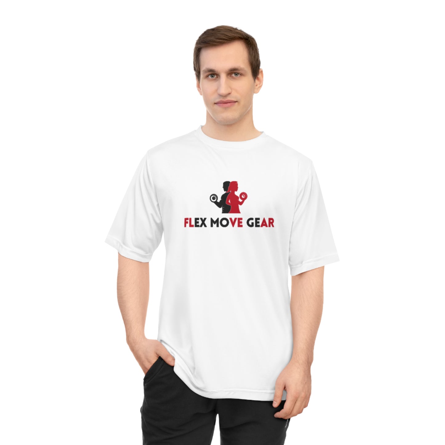 Flex Move Gear Unisex Performance T-Shirt - Active Wear for Fitness Enthusiasts