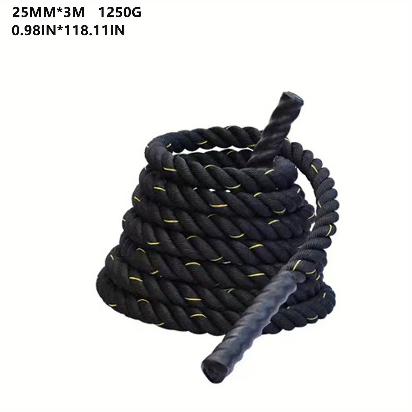 25mm Weighted Jump Rope for Fitness Training (10ft)