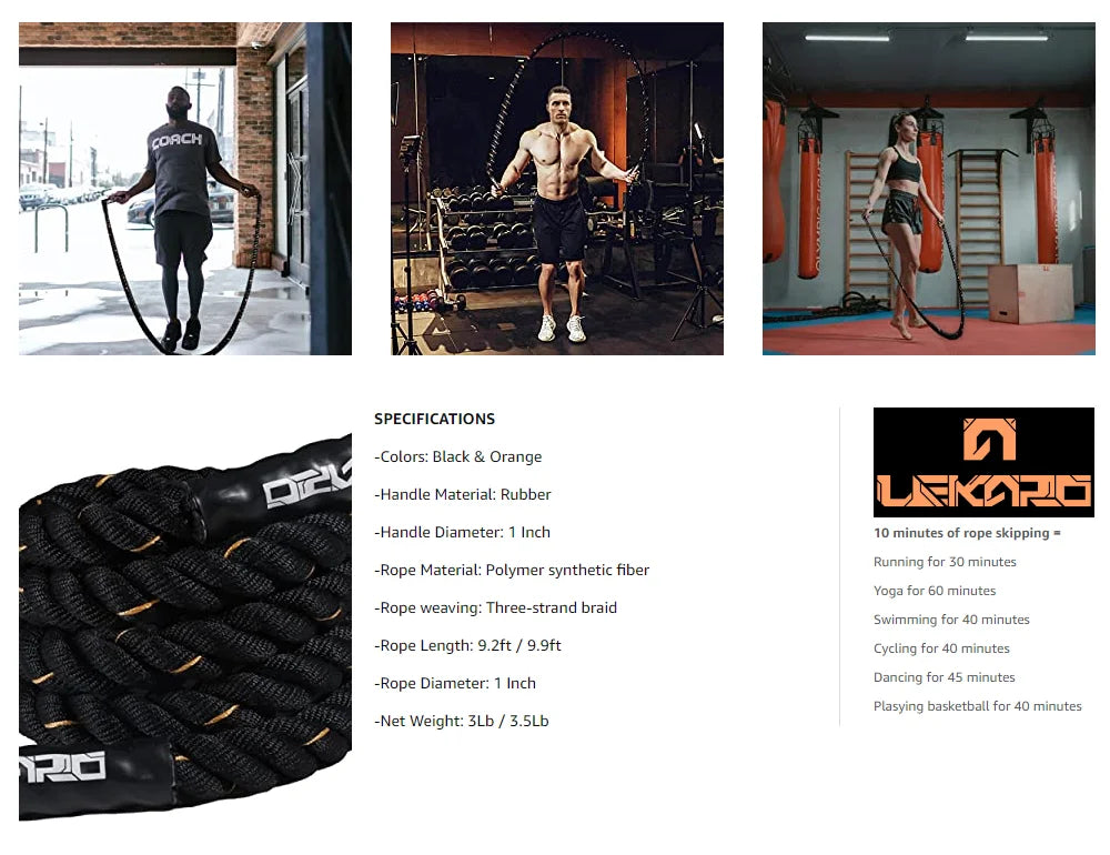 Heavy Weighted Jump Rope