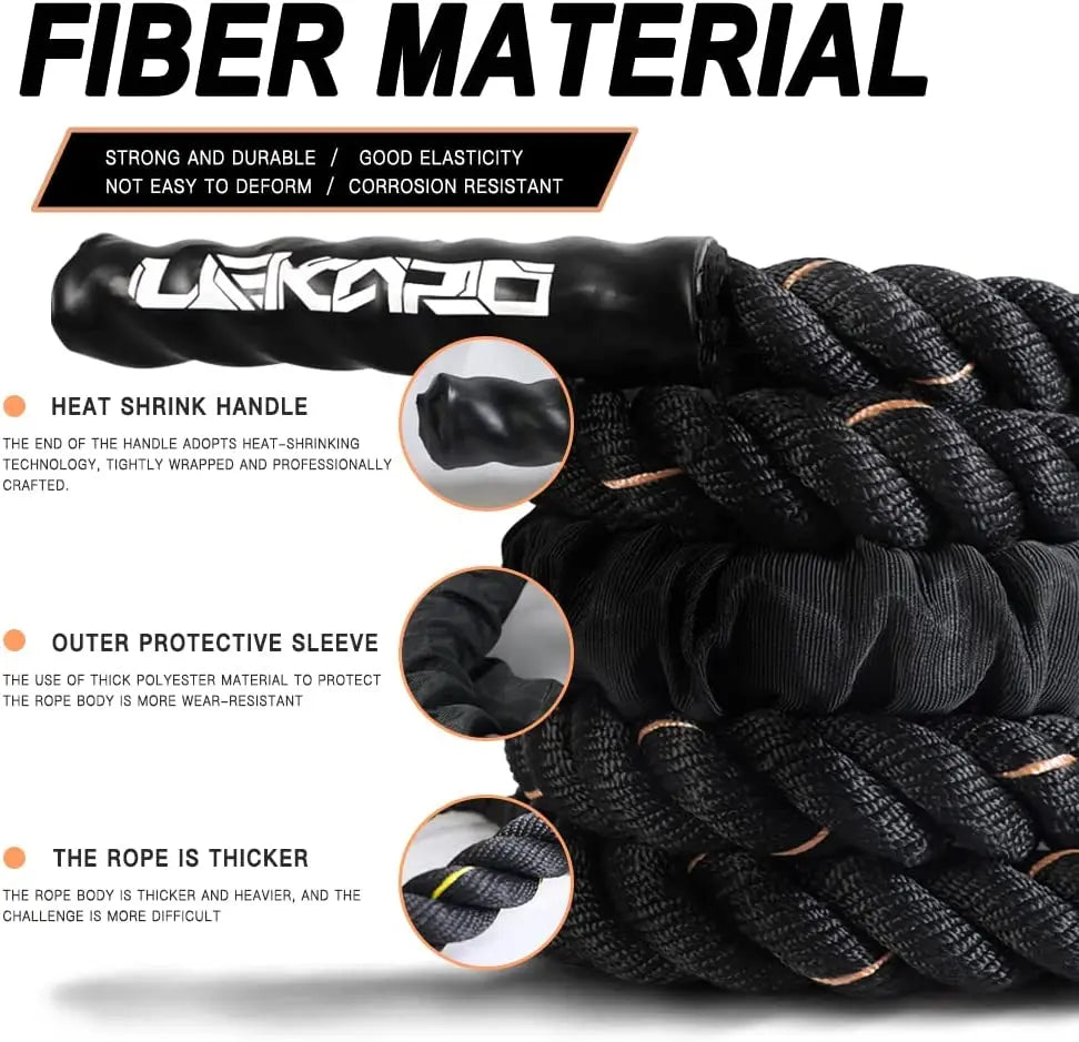25mm Weighted Jump Rope for Fitness Training (10ft)