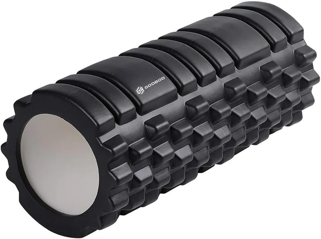 Deep Tissue Foam Roller - High-Density Muscle Massage Roller for Recovery, Pain Relief, Trigger Point, and Myofascial Release - Ideal for Athletes, Gym, and Physical Therapy - 13" X 5.5", Black