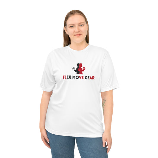Flex Move Gear Unisex Performance T-Shirt - Active Wear for Fitness Enthusiasts