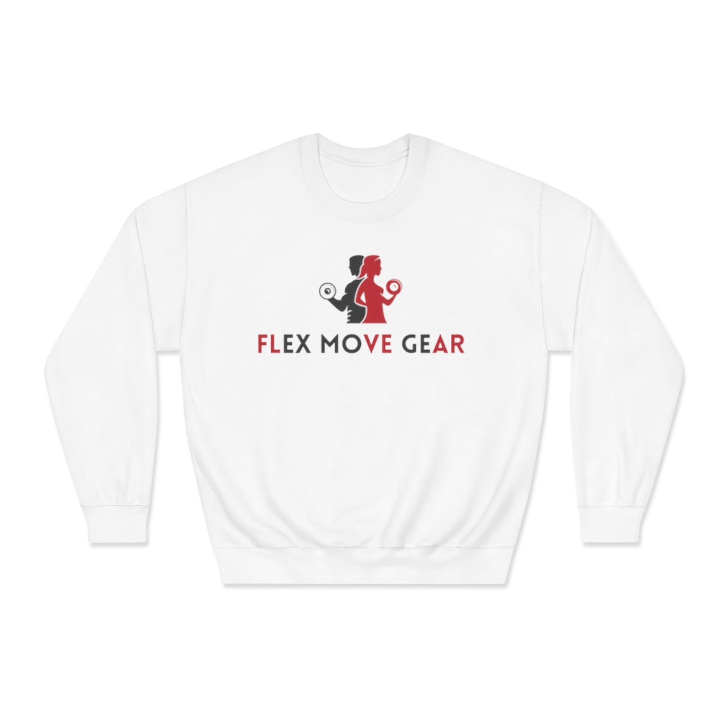 Flex Move Gear Unisex Crewneck Sweatshirt - Stylish Gym Wear for Active Lifestyle