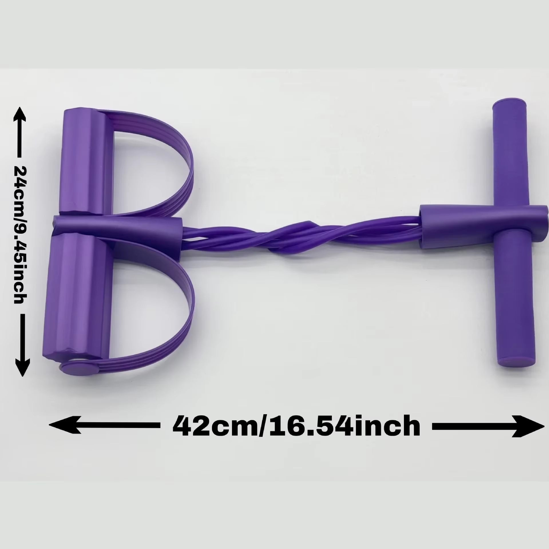 4/6-Tube Pedal Tensioner Multi-Functional Household Fitness Equipment Yoga Abdominal Strengthening Elastic Band Tension Rope