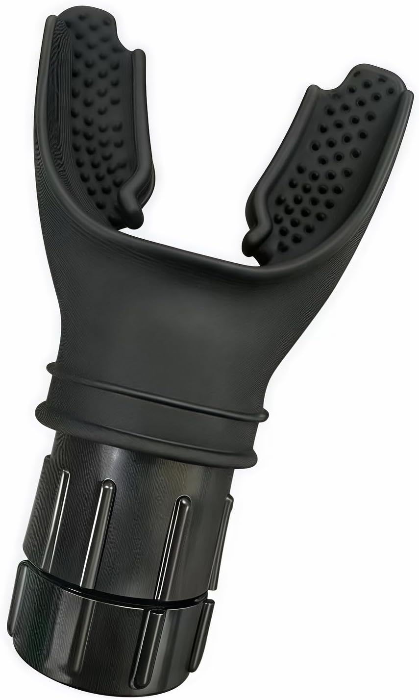 Portable Lung Capacity & Ab Trainer - Adjustable Resistance Breathing Exerciser for Core Strength, Swimming, Martial Arts | Medical-Grade Silicone, Compact Design with Flow Control Valve