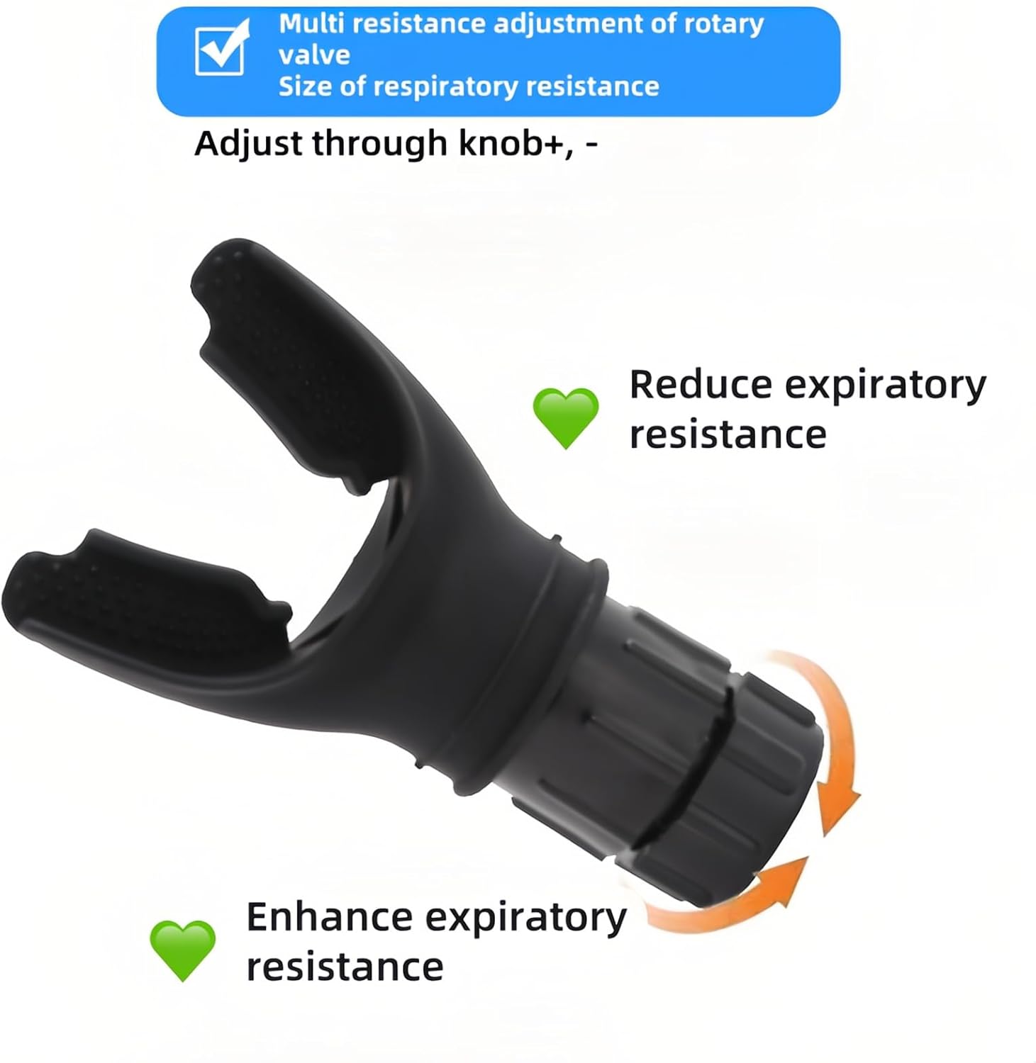 Portable Lung Capacity & Ab Trainer - Adjustable Resistance Breathing Exerciser for Core Strength, Swimming, Martial Arts | Medical-Grade Silicone, Compact Design with Flow Control Valve