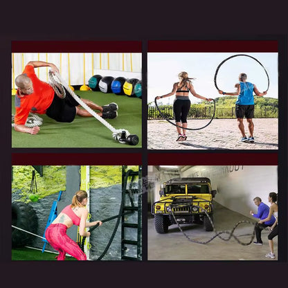 Weighted Skipping Rope Skipping Rope for Gym Training Heavy Weight Ropes with Comfortable Grip for Working Out Boxing Weight