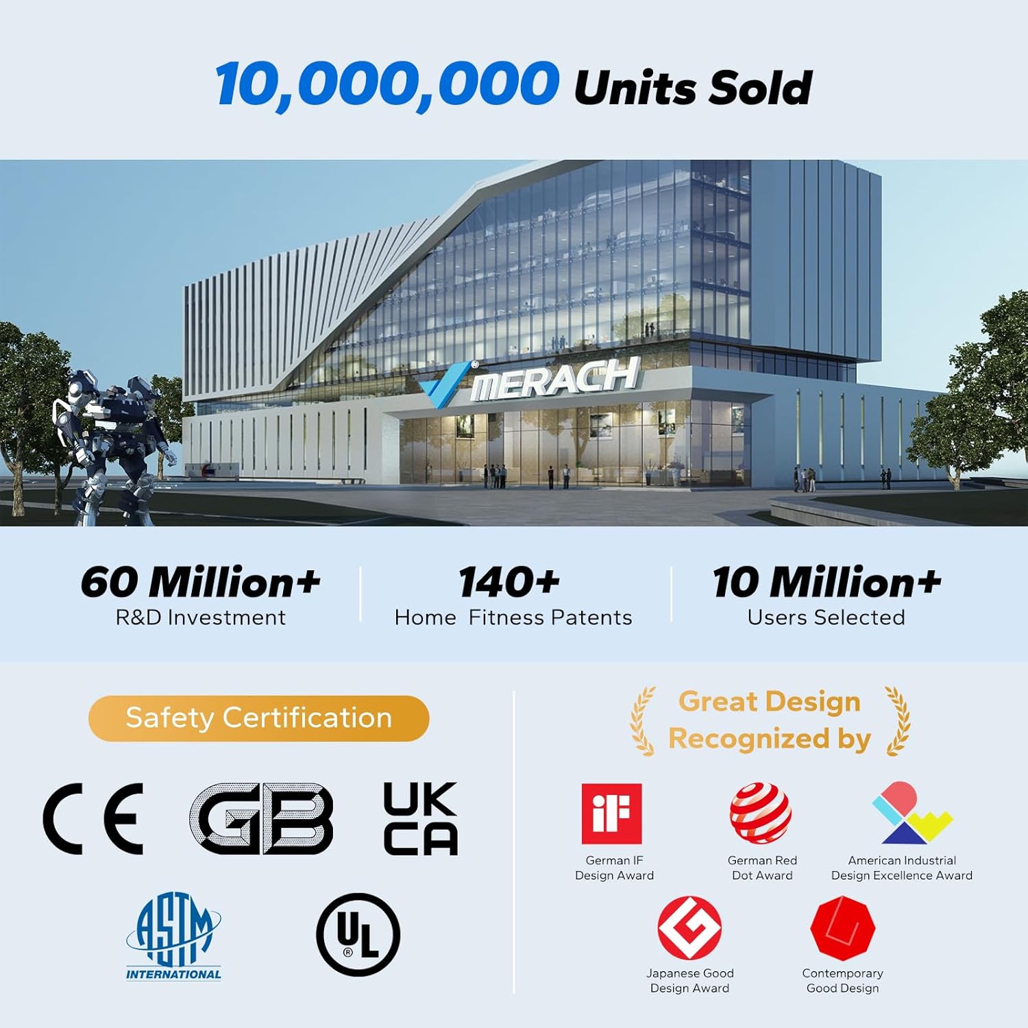 Stair Stepper for Home Gym Exercise, New Version Stairmaster for Full-Body Workout, Compact Folding Stair Climber with Extended Step Range, Adjustable Handlebar/Pedal