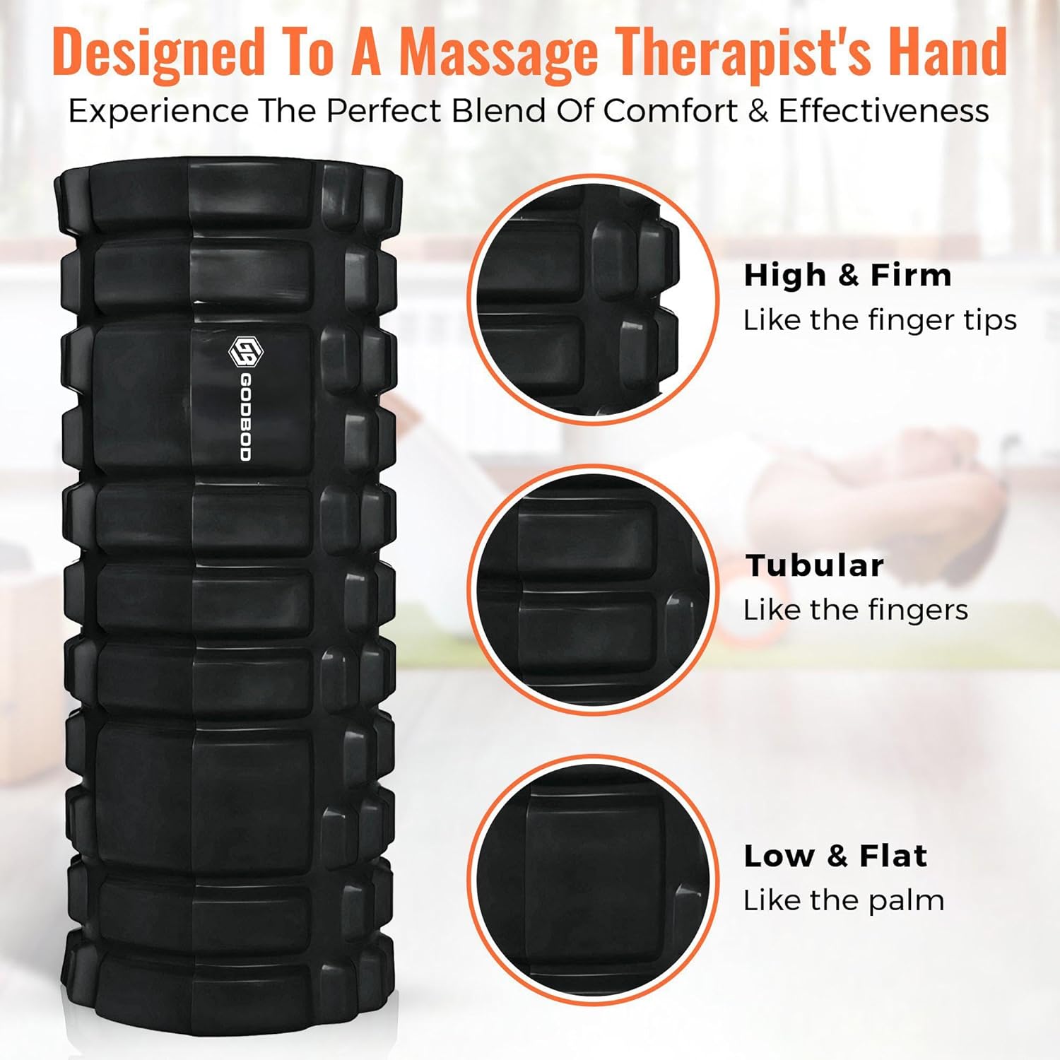 Deep Tissue Foam Roller FlexMoveGear