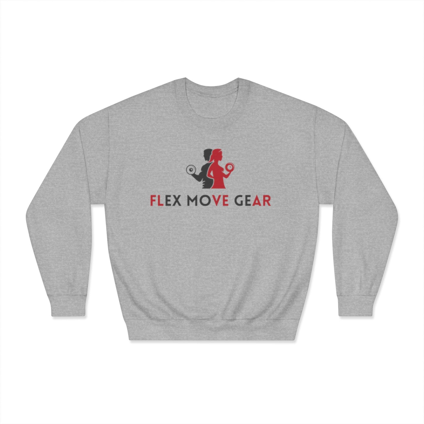 Flex Move Gear Unisex Crewneck Sweatshirt - Stylish Gym Wear for Active Lifestyle