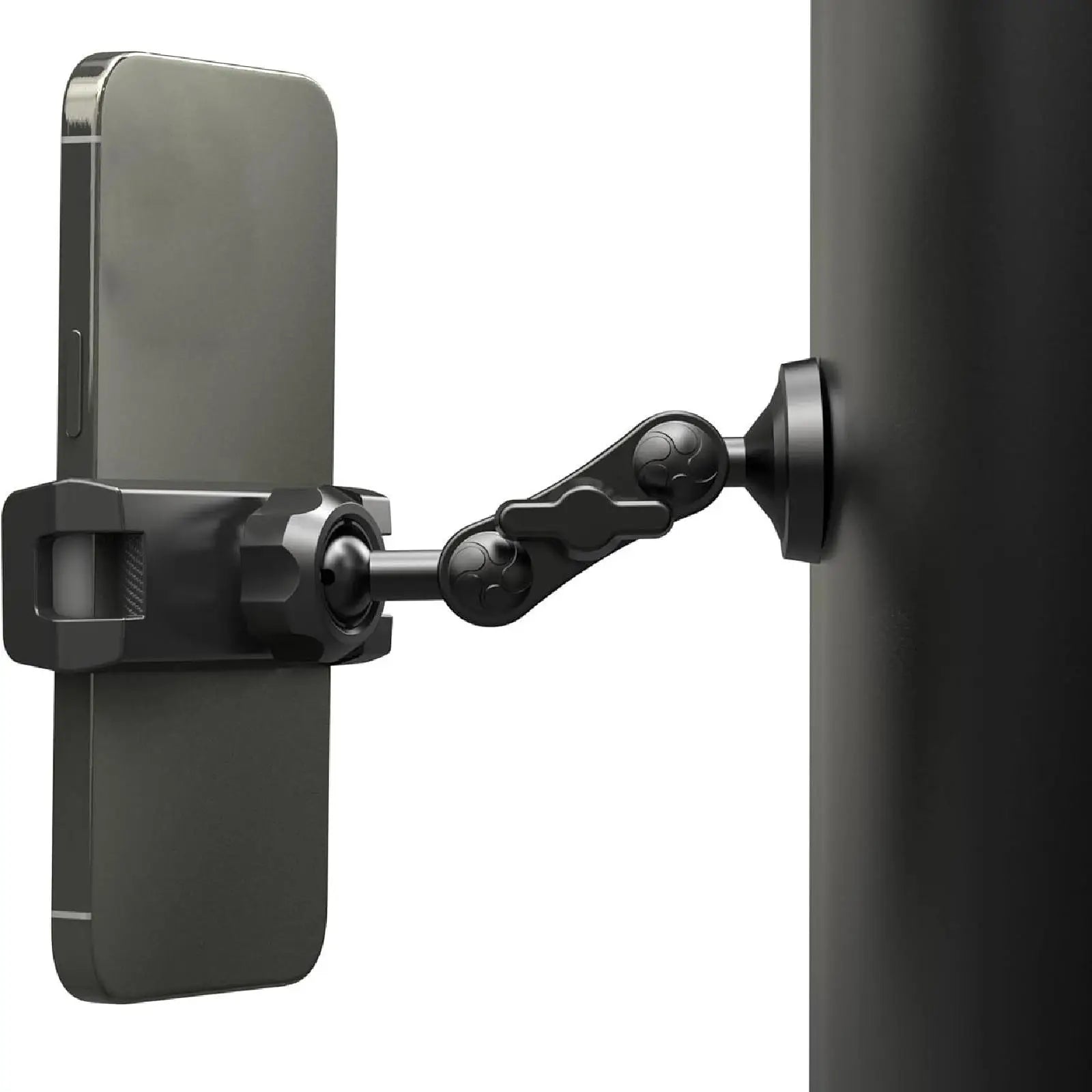 Gym Magnetic Phone Holder Compact 360 Adjustable for Kitchen Office Workshop Portable Gym Magnetic Phone Holder 360 Rotatable