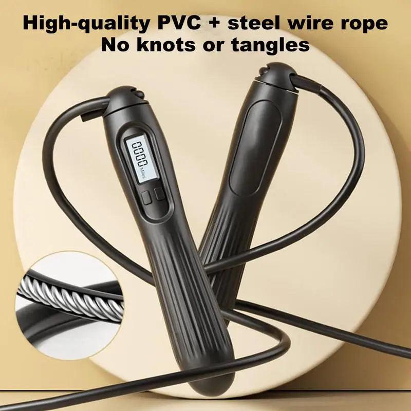 Adjustable Steel PVC Jump Rope