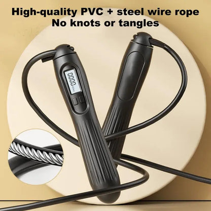 Adjustable Steel PVC Jump Rope