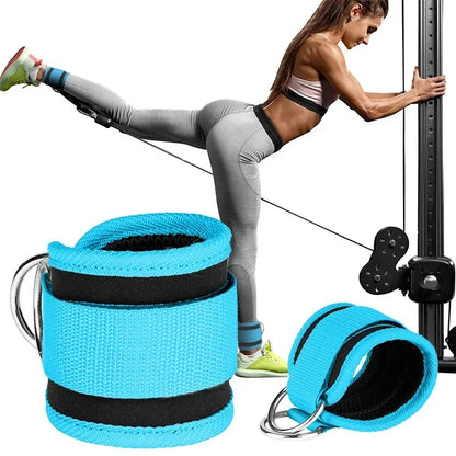 Cable Ankle Straps Double D-Ring