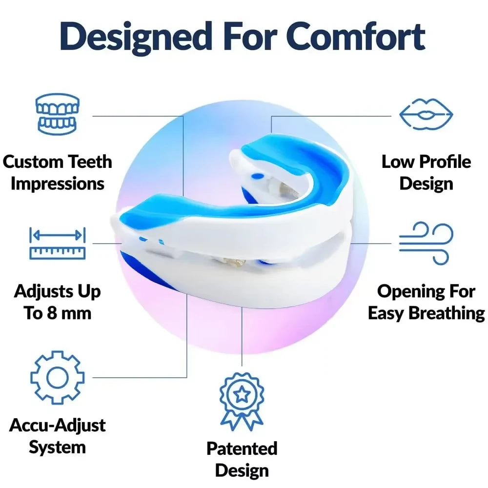 Mouthpiece anti Snore Mouth Guard Silicone anti Snoring Bruxism Sleeping Aid Apnea Guard Teeth Snoring Device Stop Snore Oral