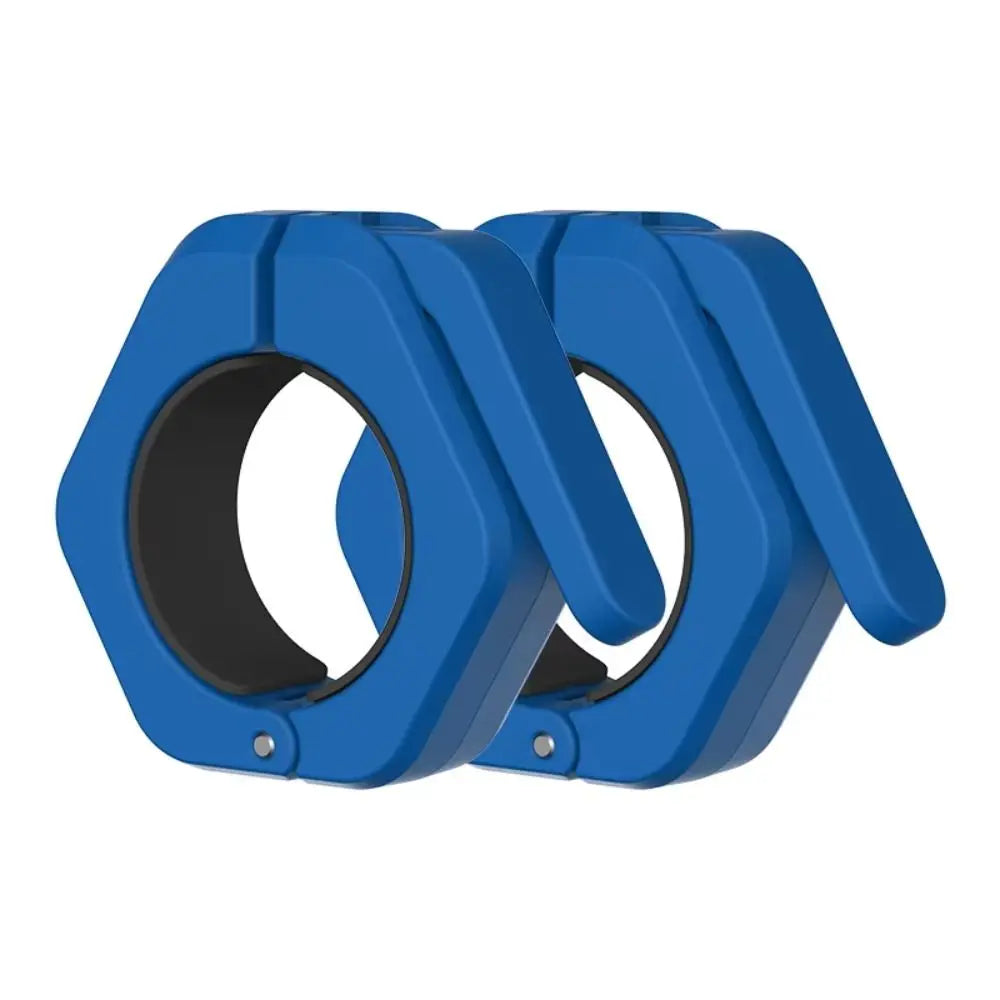 Magnetic Weightlifting Barbell Clamps Quick Release Hexagon Barbell Spin Lock Deadlift Universal Barbell Collars Trap Bar