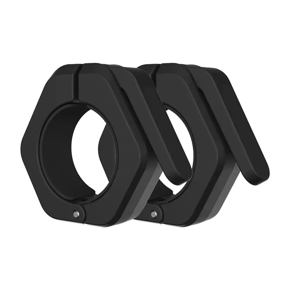 Magnetic Weightlifting Barbell Clamps Quick Release Hexagon Barbell Spin Lock Deadlift Universal Barbell Collars Trap Bar