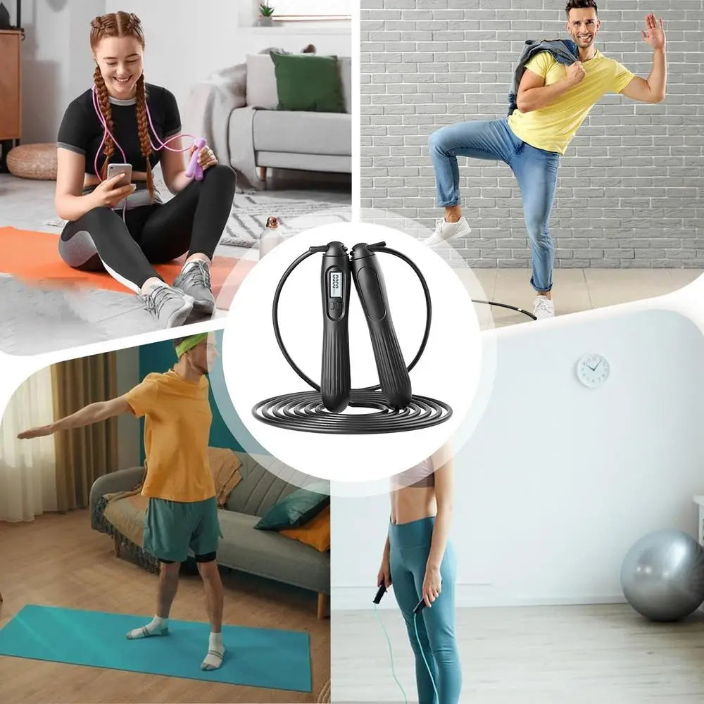 Adjustable Steel PVC Jump Rope