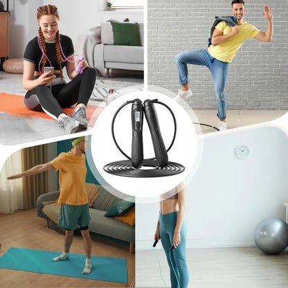 Adjustable Steel PVC Jump Rope