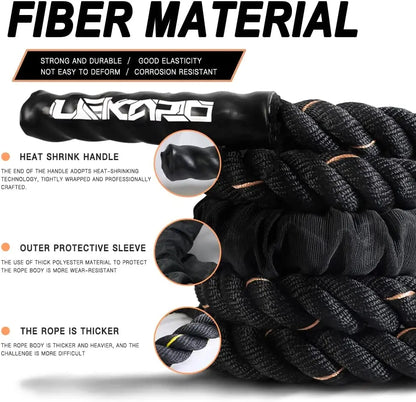 25mm Weighted Jump Rope for Fitness Training (10ft)