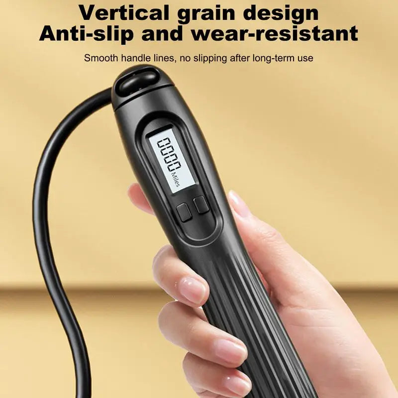 Adjustable Steel PVC Jump Rope