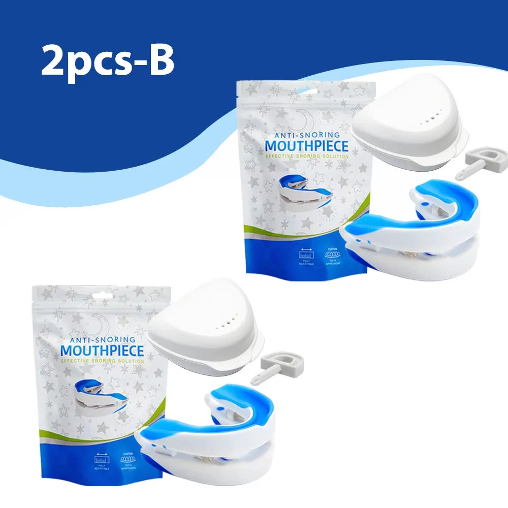 Mouthpiece anti Snore Mouth Guard Silicone anti Snoring Bruxism Sleeping Aid Apnea Guard Teeth Snoring Device Stop Snore Oral