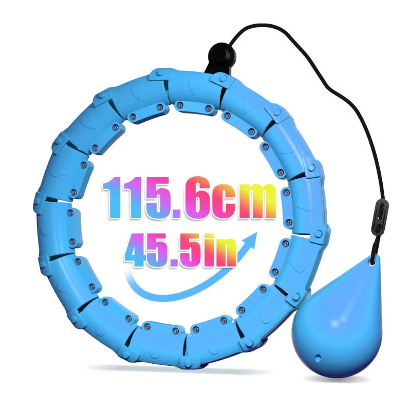 Detachable Fitness Hula Hoop Adjustable Waist Trainer for Women Indoor Outdoor Weight Loss Belly Abdominal Fitness Equipment